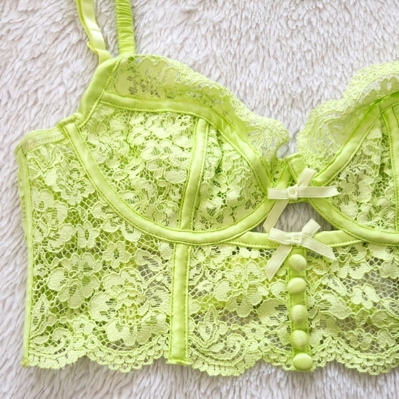 New!For Love and Lemons Creamsicle Lace Underwire Bra - Picture 6 of 9